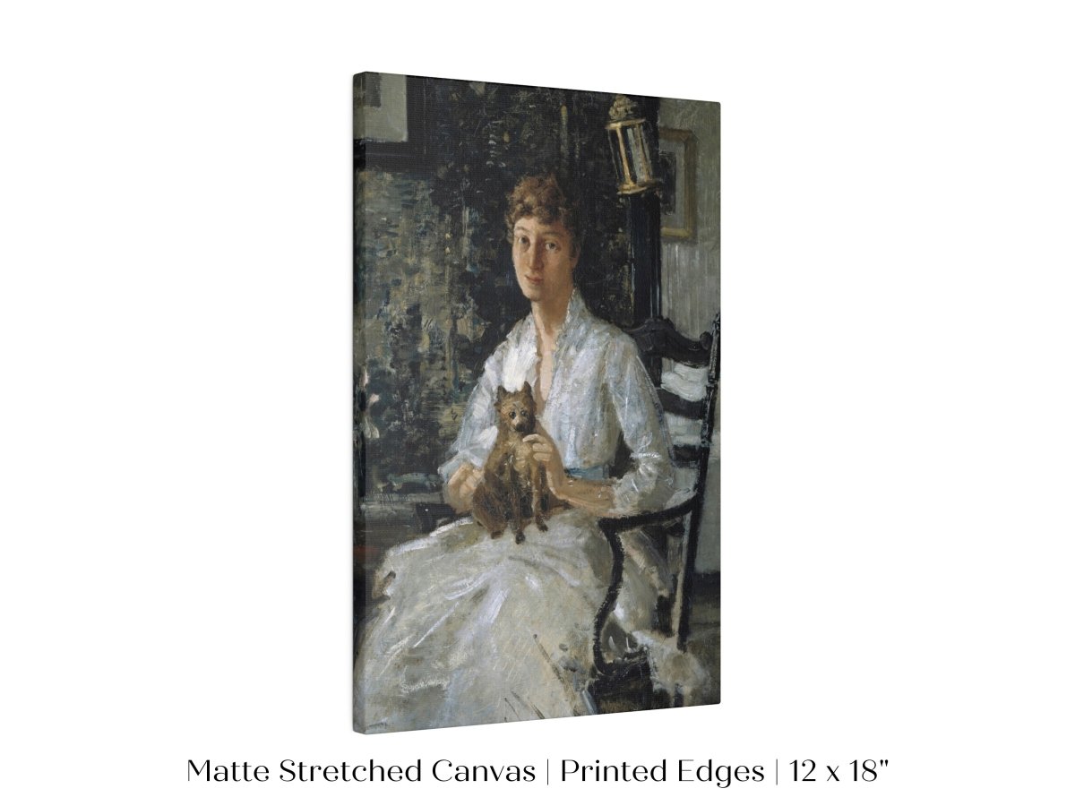 Lady with a Dog | P343 - Single Art Prints - Piccolo Fiore Prints