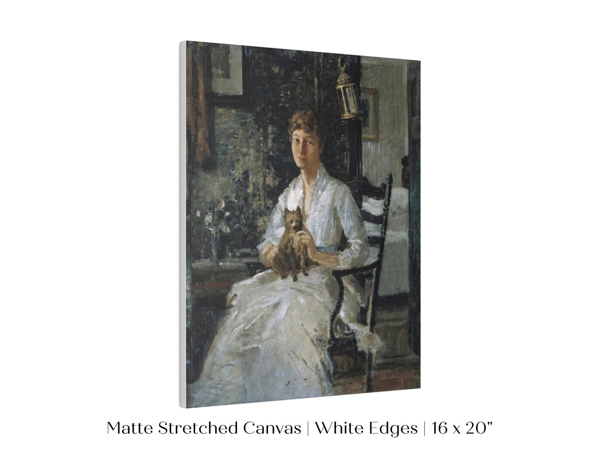 Lady with a Dog | P343 - Single Art Prints - Piccolo Fiore Prints