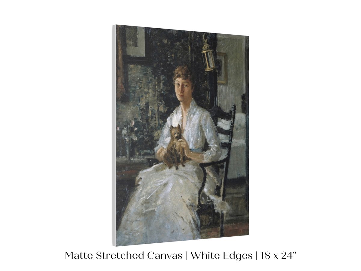 Lady with a Dog | P343 - Single Art Prints - Piccolo Fiore Prints