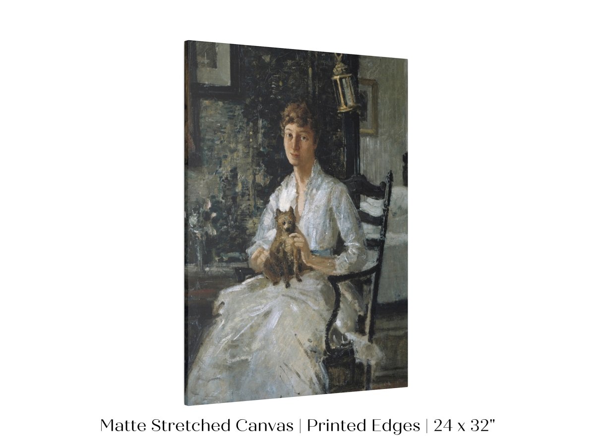 Lady with a Dog | P343 - Single Art Prints - Piccolo Fiore Prints