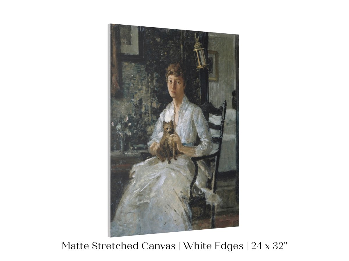 Lady with a Dog | P343 - Single Art Prints - Piccolo Fiore Prints