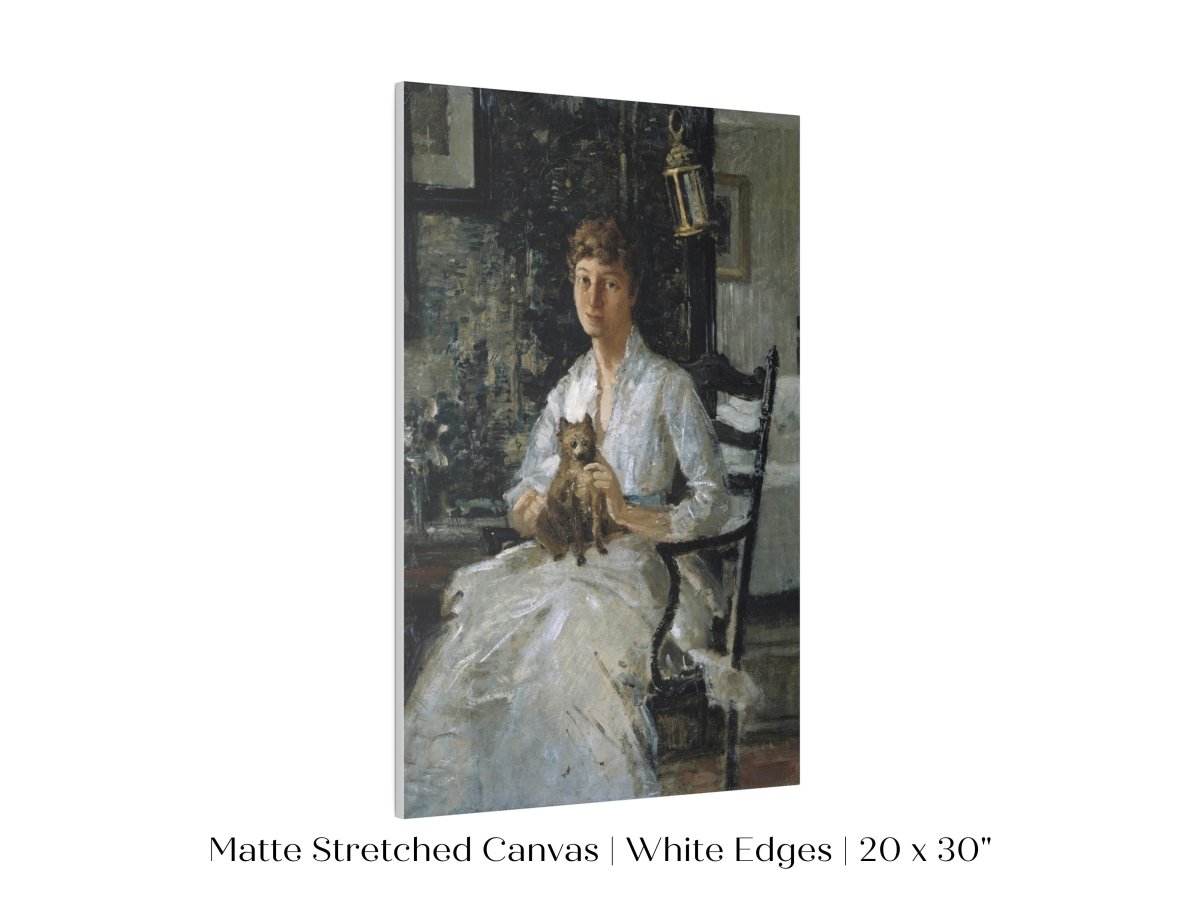 Lady with a Dog | P343 - Single Art Prints - Piccolo Fiore Prints