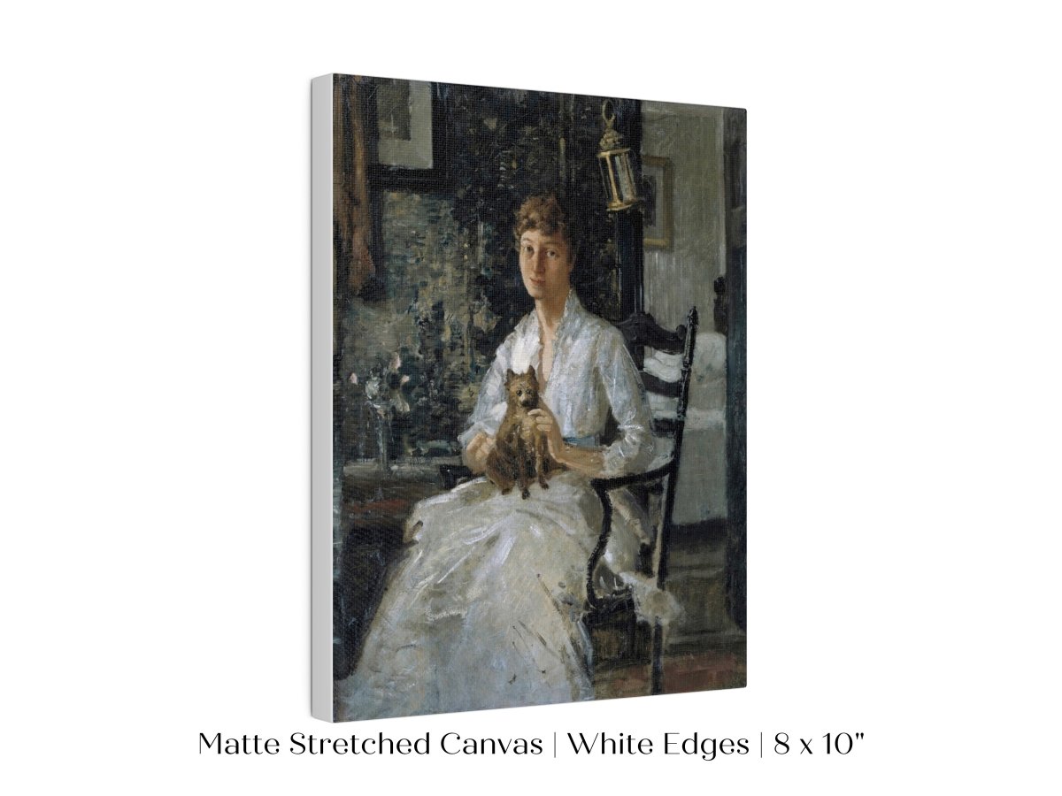 Lady with a Dog | P343 - Single Art Prints - Piccolo Fiore Prints