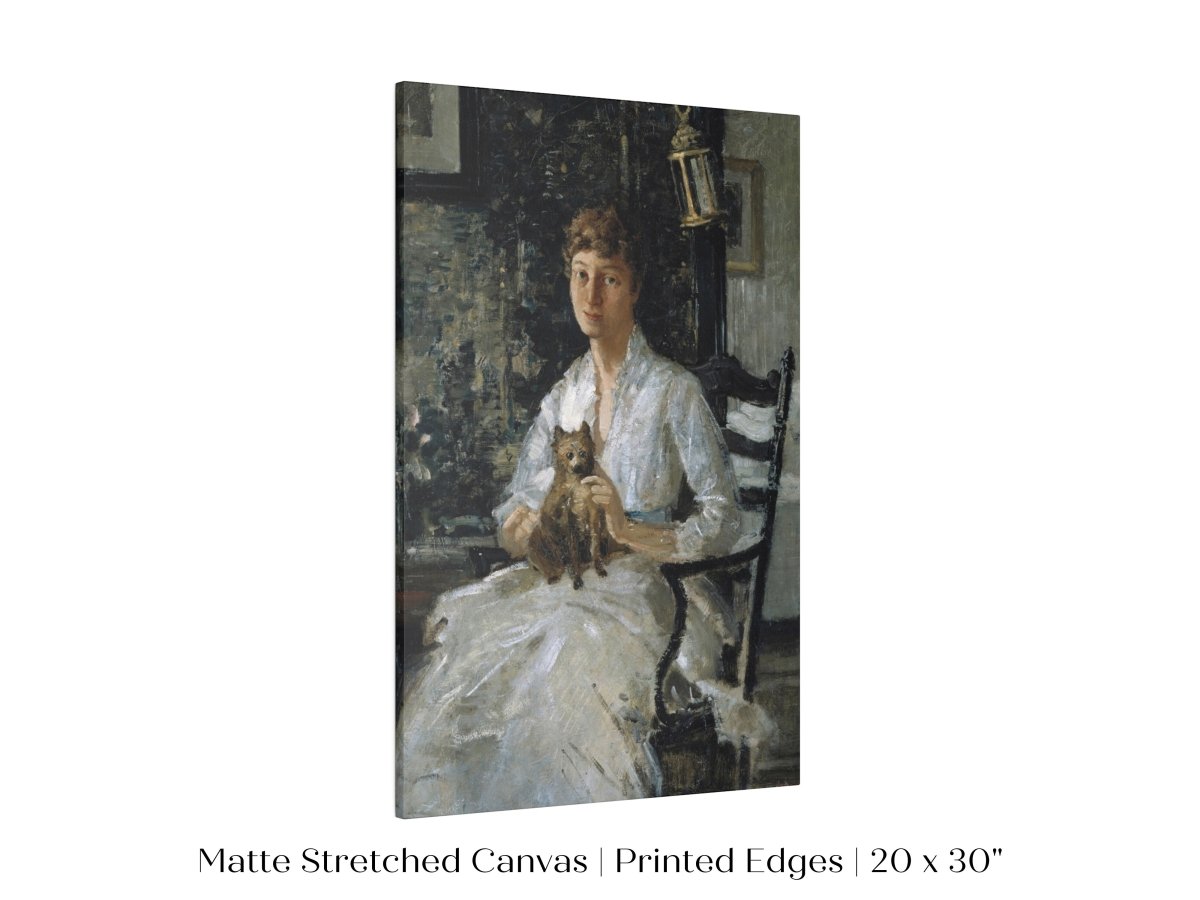 Lady with a Dog | P343 - Single Art Prints - Piccolo Fiore Prints