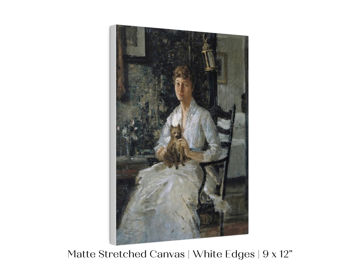 Lady with a Dog | P343 - Single Art Prints - Piccolo Fiore Prints