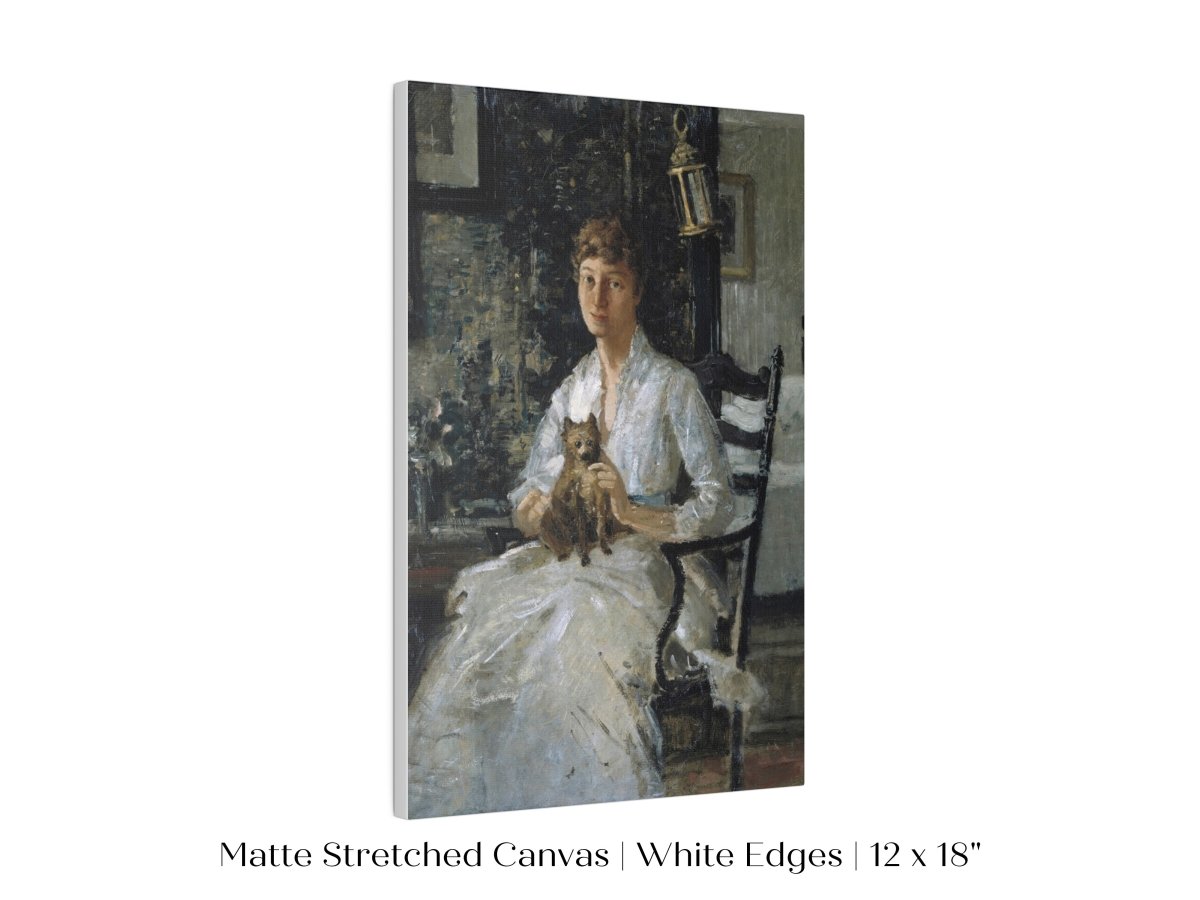 Lady with a Dog | P343 - Single Art Prints - Piccolo Fiore Prints
