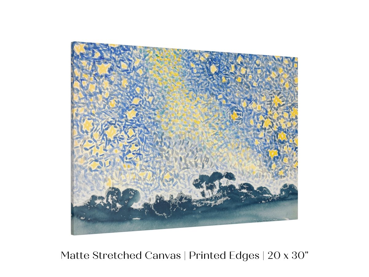 Landscape with Stars | P60 - Single Art Prints - Piccolo Fiore Prints