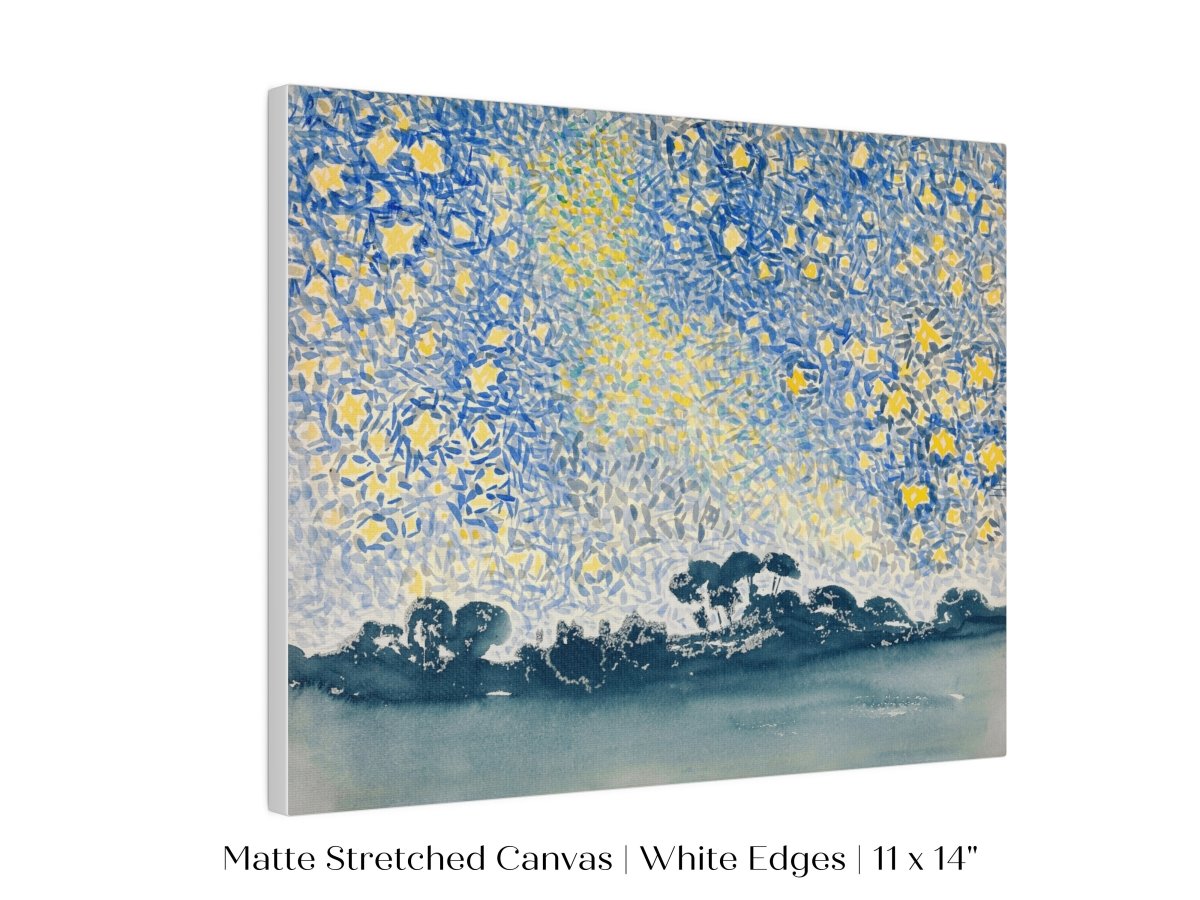 Landscape with Stars | P60 - Single Art Prints - Piccolo Fiore Prints
