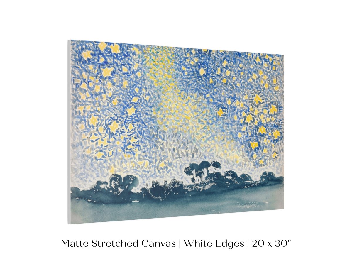 Landscape with Stars | P60 - Single Art Prints - Piccolo Fiore Prints