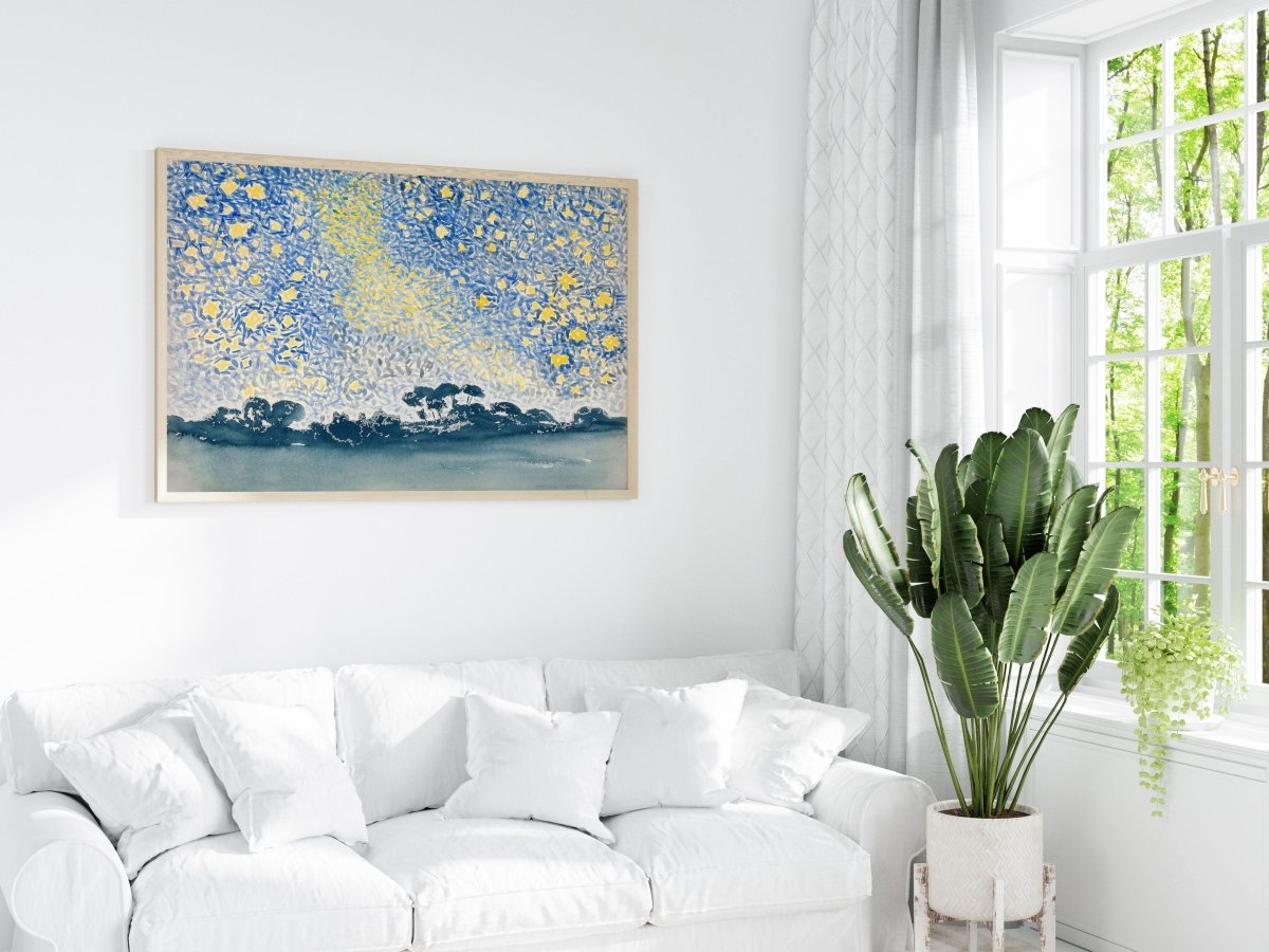 Landscape with Stars | P60 - Single Art Prints - Piccolo Fiore Prints