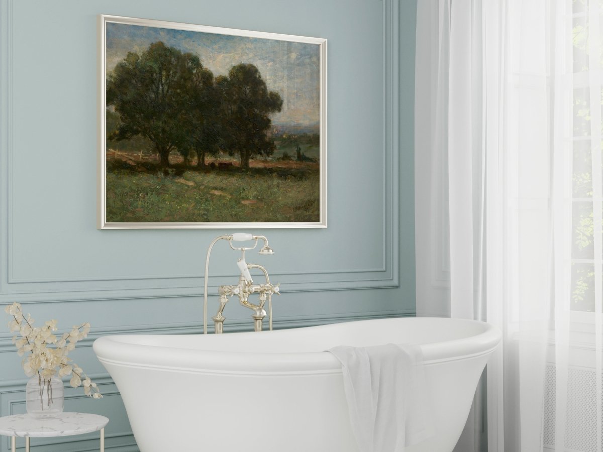 Landscape with Trees | P346 - Single Art Prints - Piccolo Fiore Prints