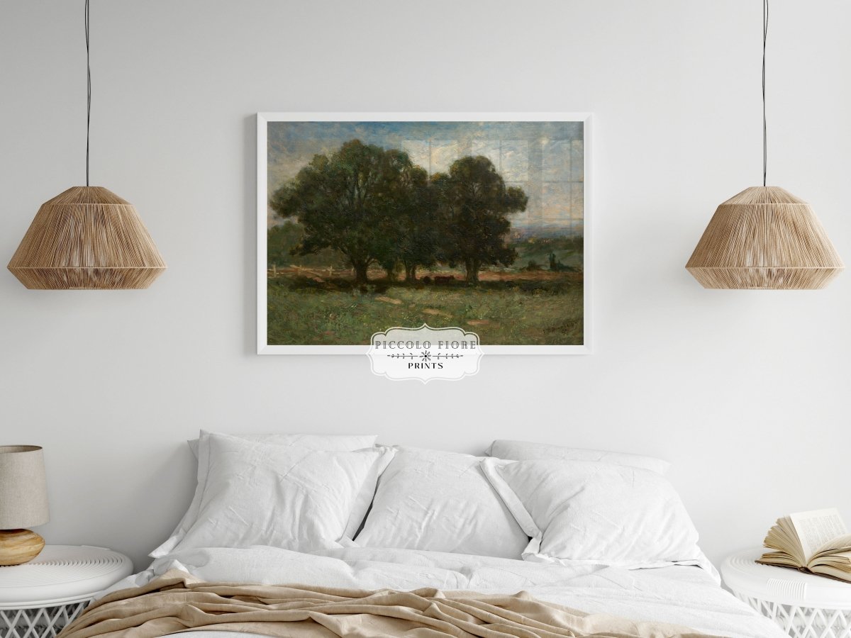 Landscape with Trees | P346 - Single Art Prints - Piccolo Fiore Prints