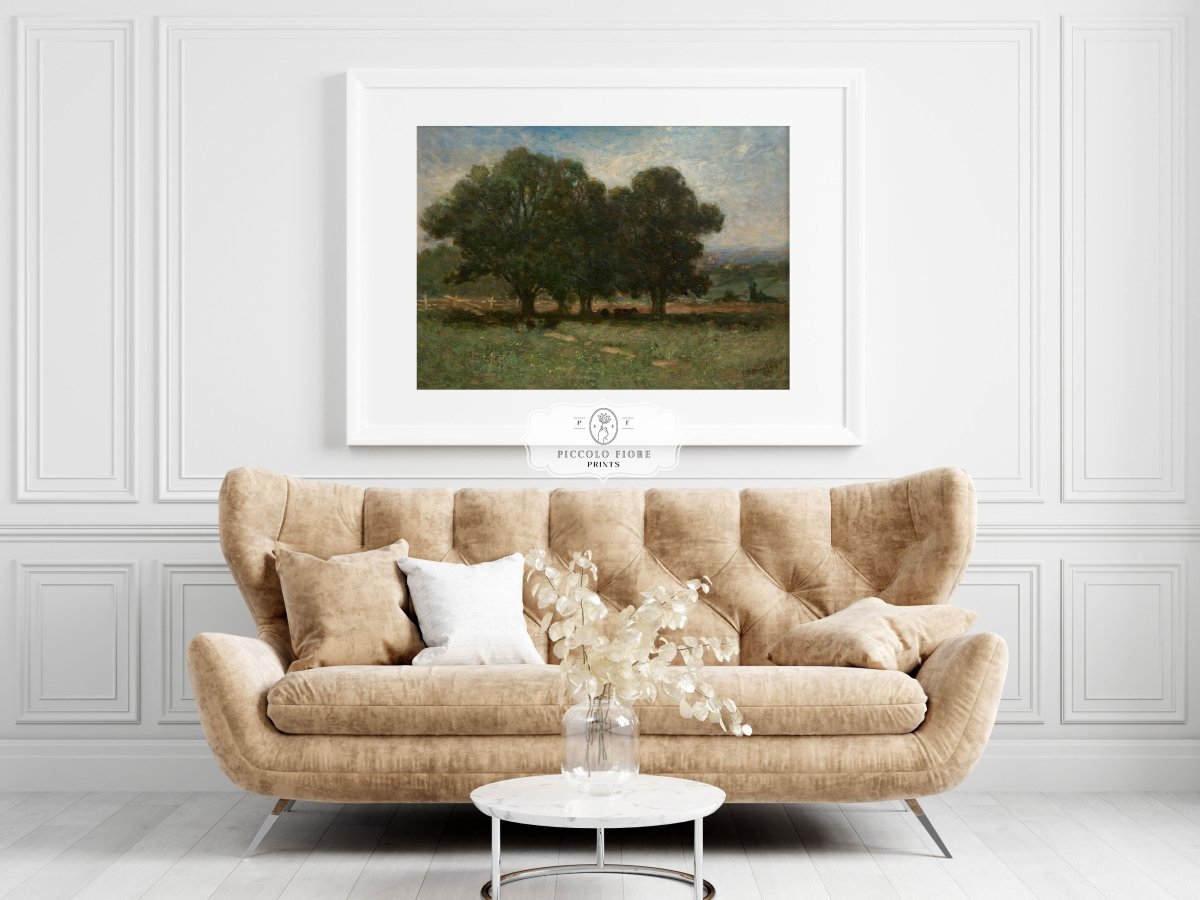 Landscape with Trees | P346 - Single Art Prints - Piccolo Fiore Prints