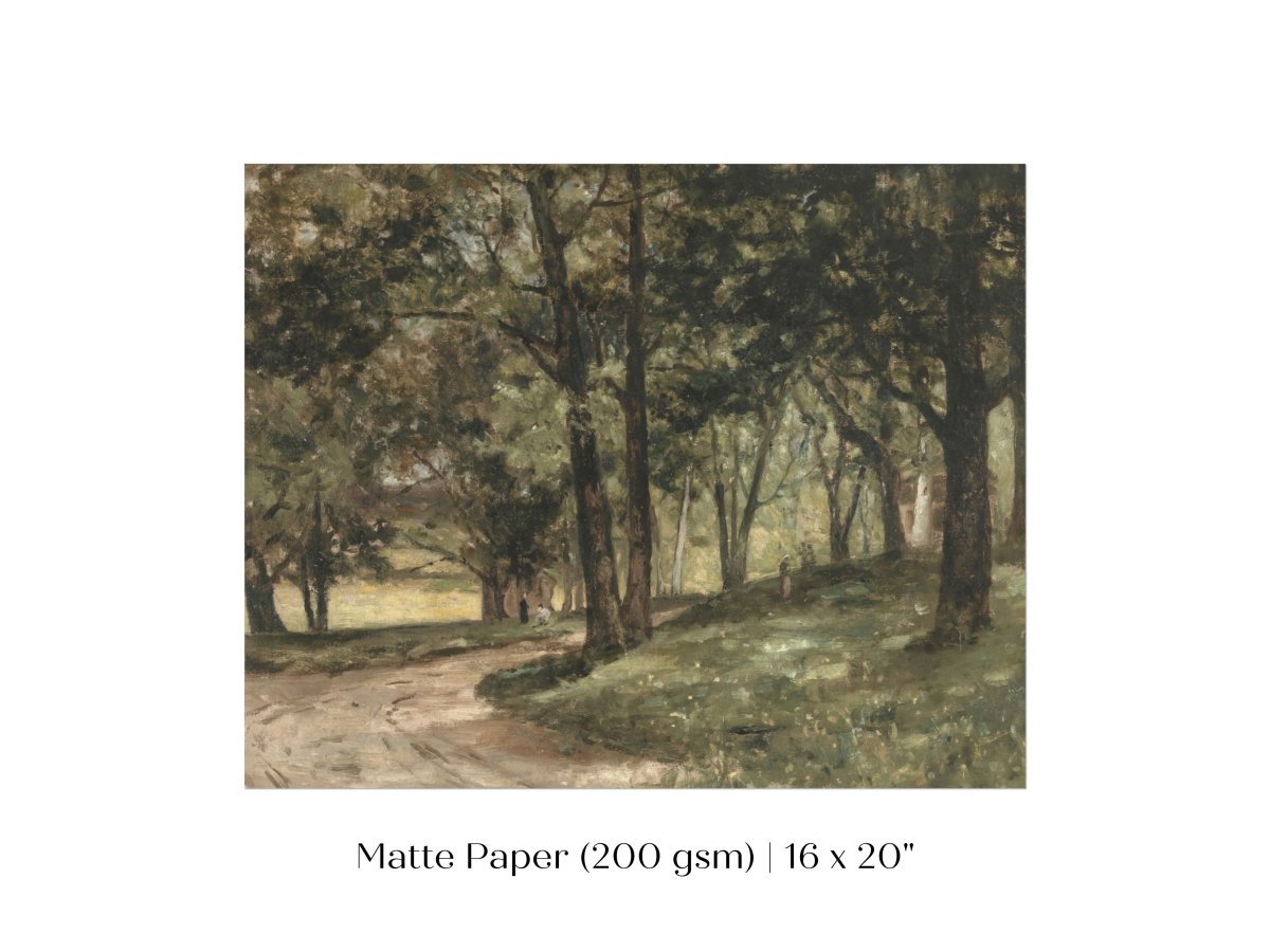 Landscape with Trees | P395 - Single Art Prints - Piccolo Fiore Prints