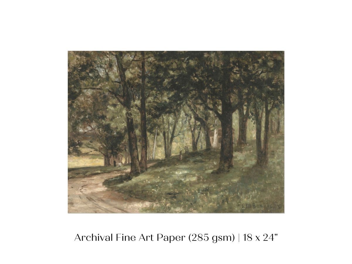 Landscape with Trees | P395 - Single Art Prints - Piccolo Fiore Prints