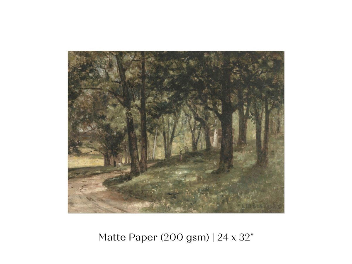 Landscape with Trees | P395 - Single Art Prints - Piccolo Fiore Prints