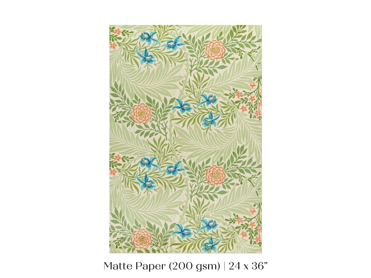 Larkspur | William Morris | P261 - Single Art Prints - Piccolo Fiore Prints