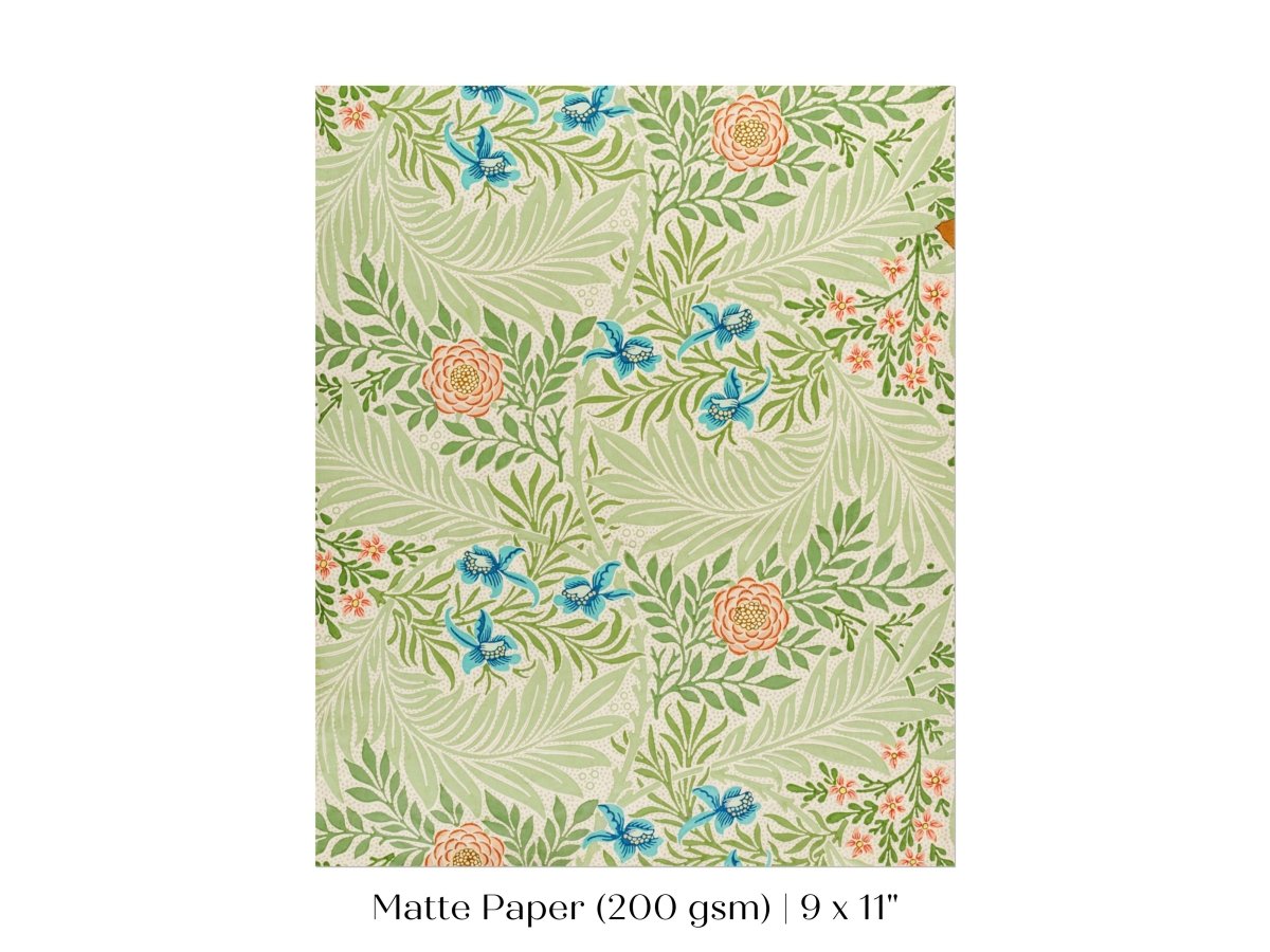 Larkspur | William Morris | P261 - Single Art Prints - Piccolo Fiore Prints