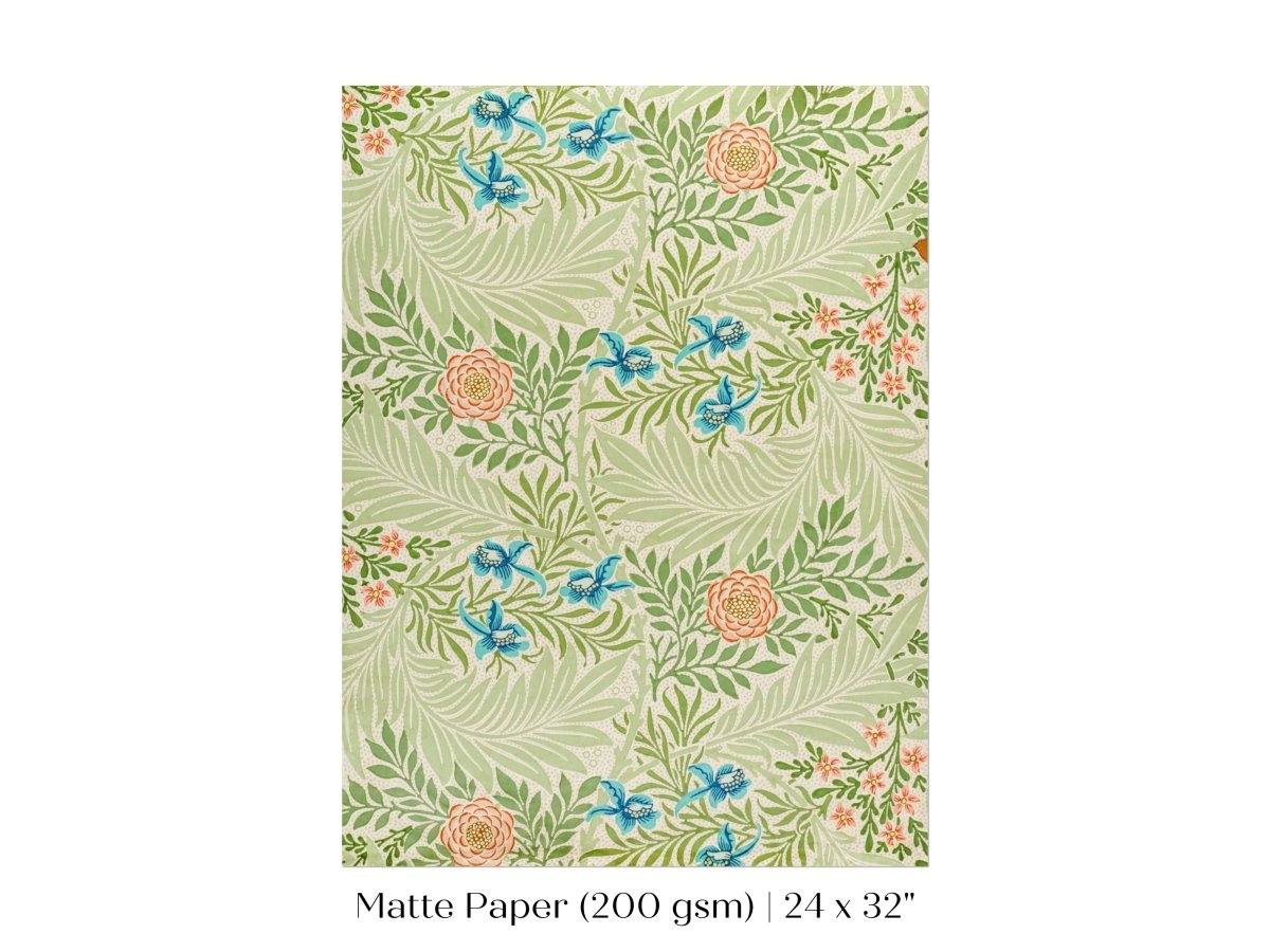 Larkspur | William Morris | P261 - Single Art Prints - Piccolo Fiore Prints