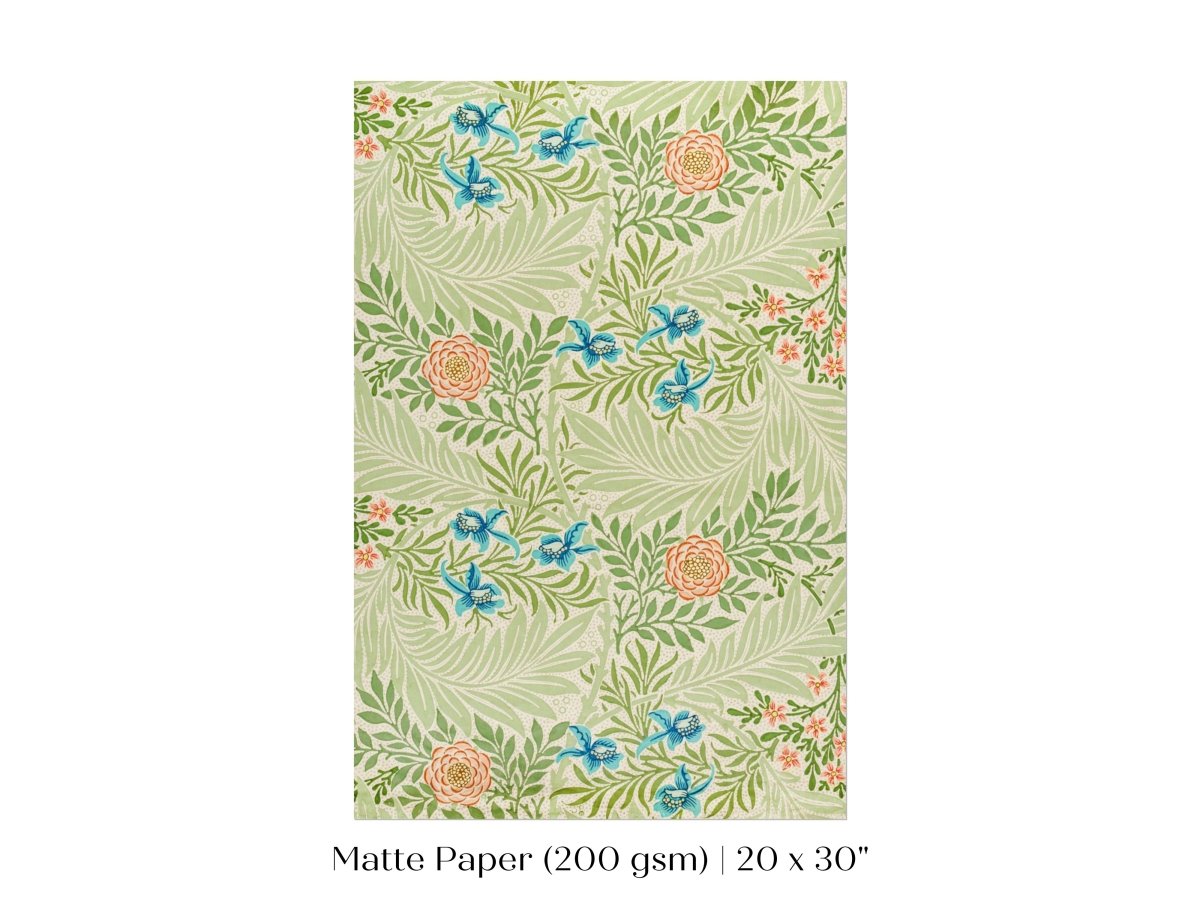 Larkspur | William Morris | P261 - Single Art Prints - Piccolo Fiore Prints