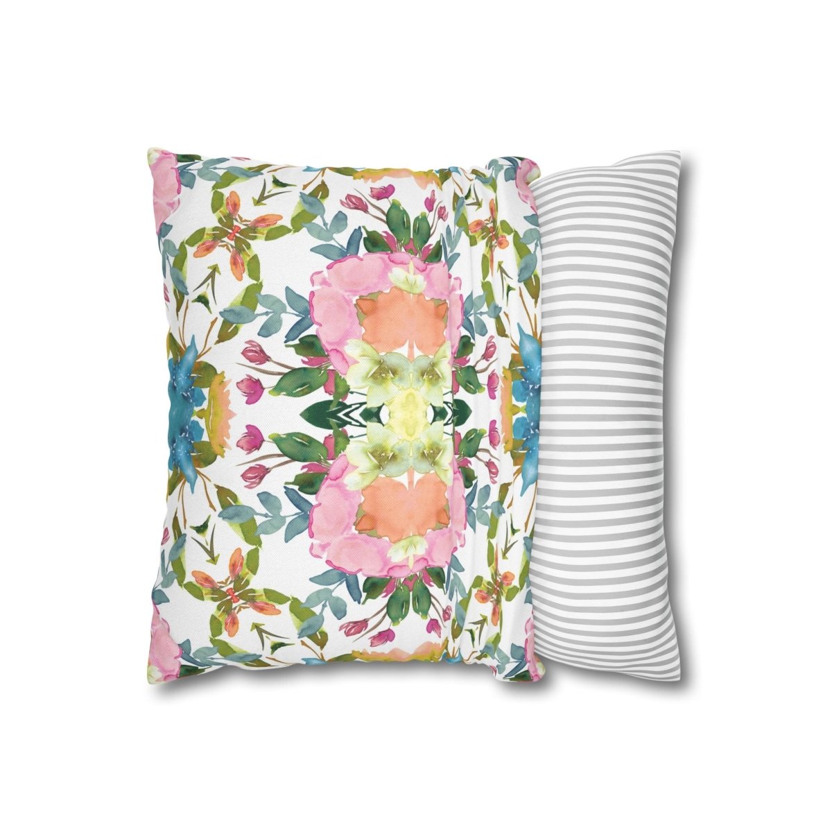 Lime Leaves Floral Bow | Throw Pillow - Throw Pillow - Piccolo Fiore Prints