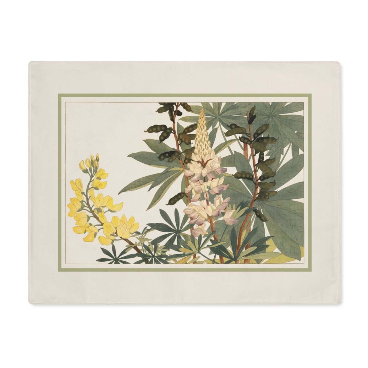 Lupinus | Placemat - Cotton Twill Placemat - Piccolo Fiore Prints