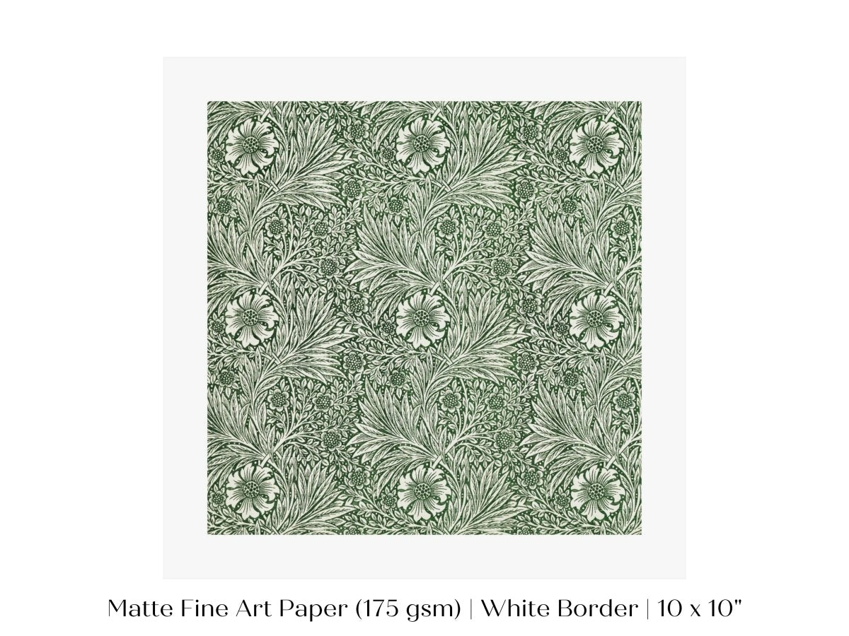 Marigold | William Morris | P348 - Single Square Art Prints - Piccolo Fiore Prints