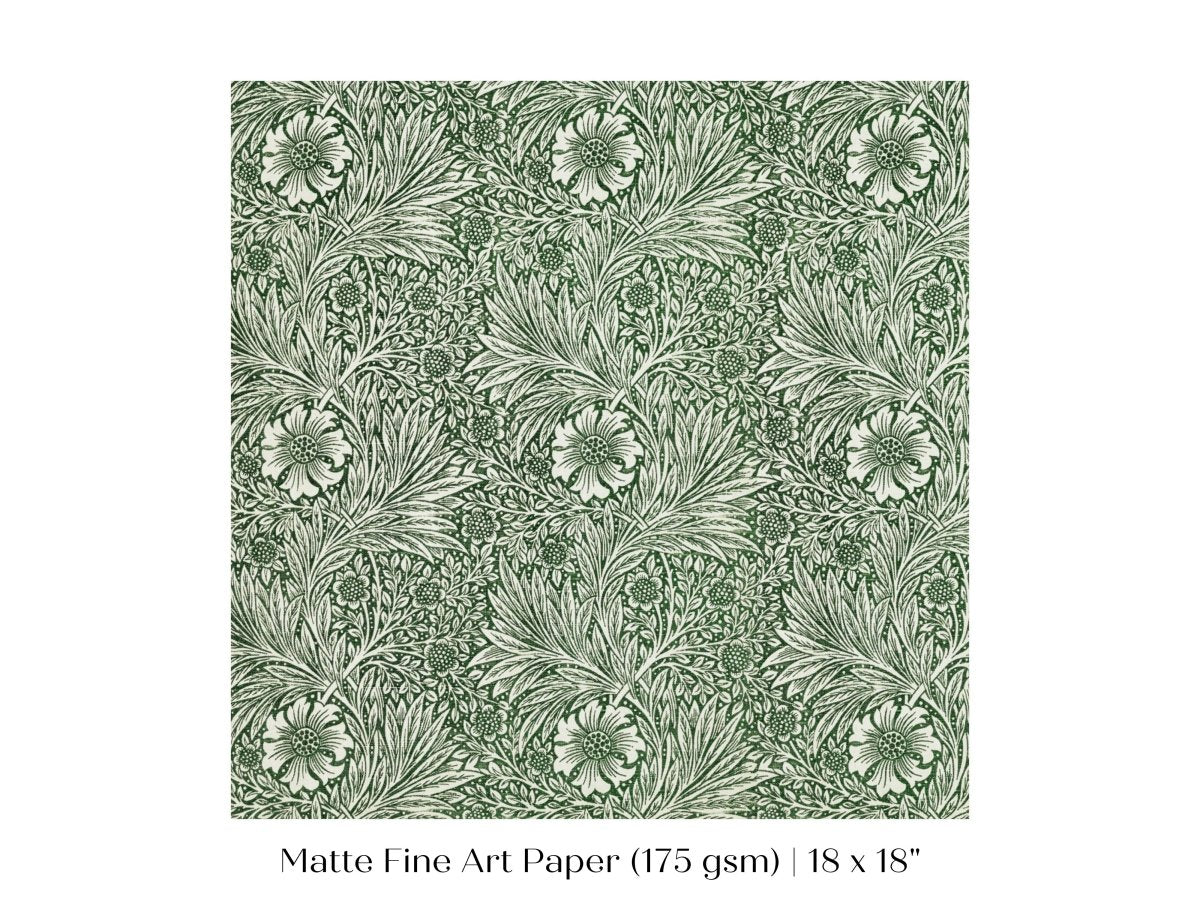 Marigold | William Morris | P348 - Single Square Art Prints - Piccolo Fiore Prints