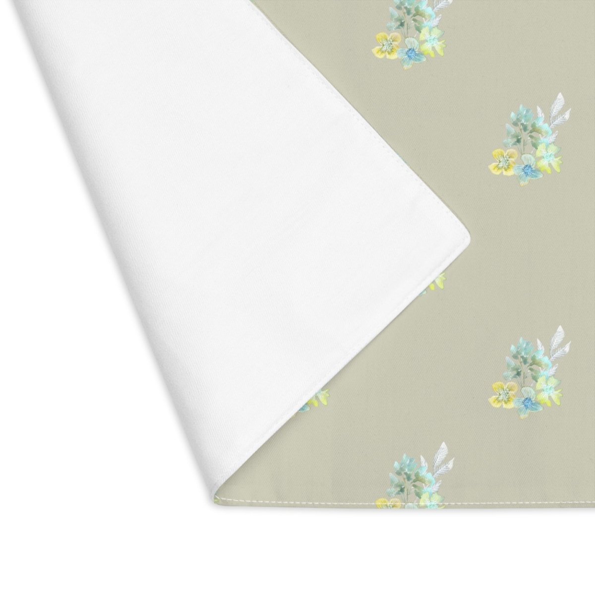 Meadow Bouquet in Beige | Placemat - Cotton Twill Placemat - Piccolo Fiore Prints