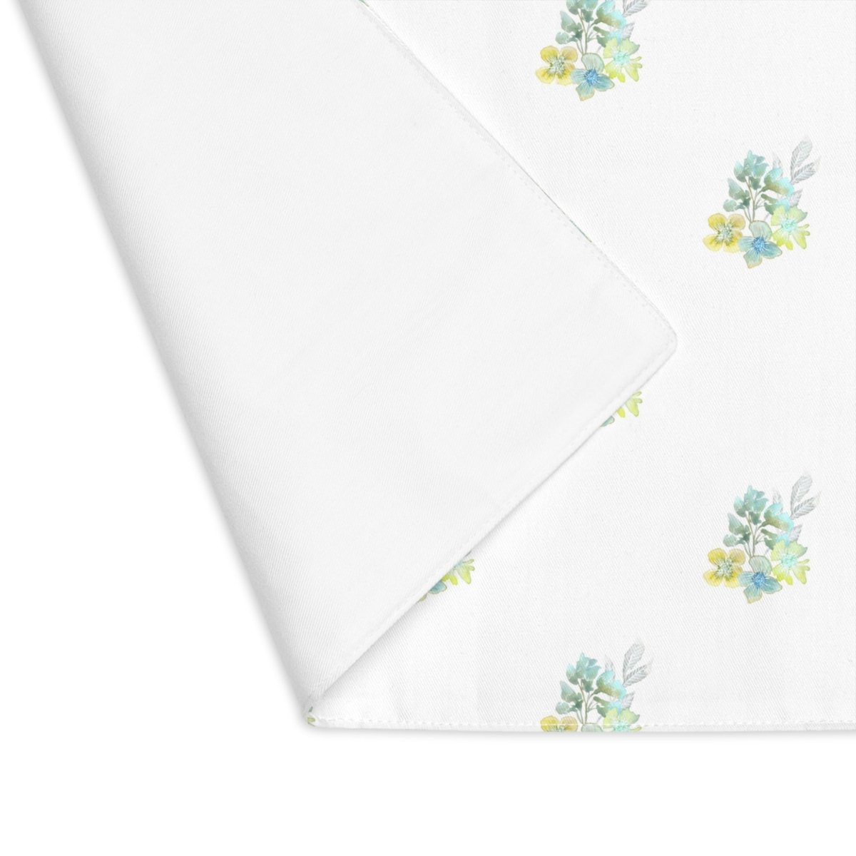 Meadow Bouquet in White | Placemat - Cotton Twill Placemat - Piccolo Fiore Prints