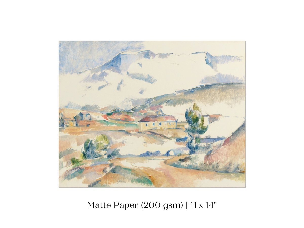 Montagne Sainte - Victoire | P94 - Single Art Prints - Piccolo Fiore Prints