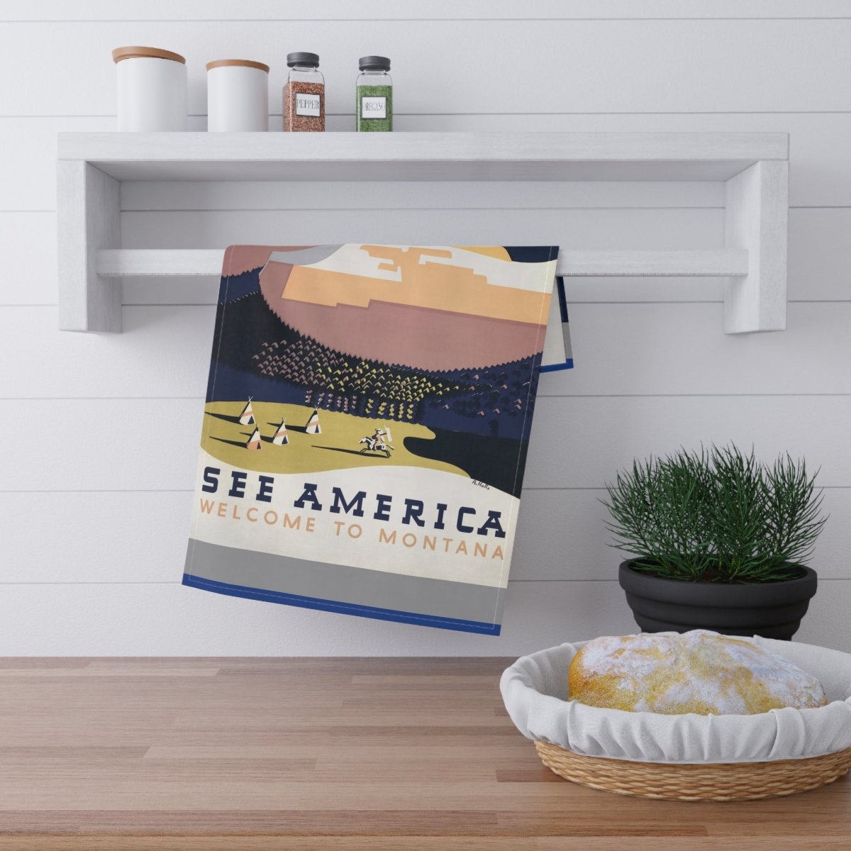 Montana | Tea Towel - Tea Towel - Piccolo Fiore Prints