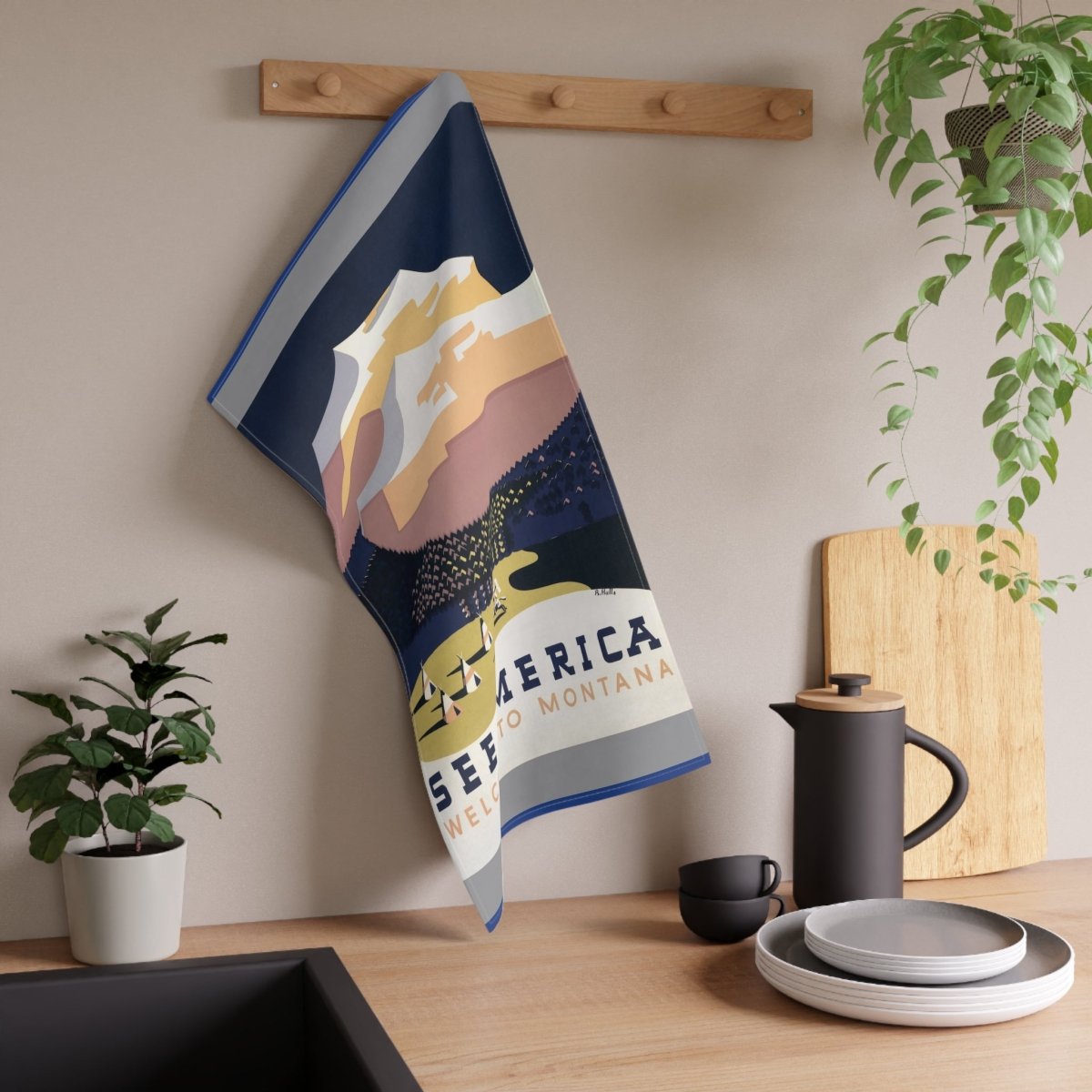 Montana | Tea Towel - Tea Towel - Piccolo Fiore Prints