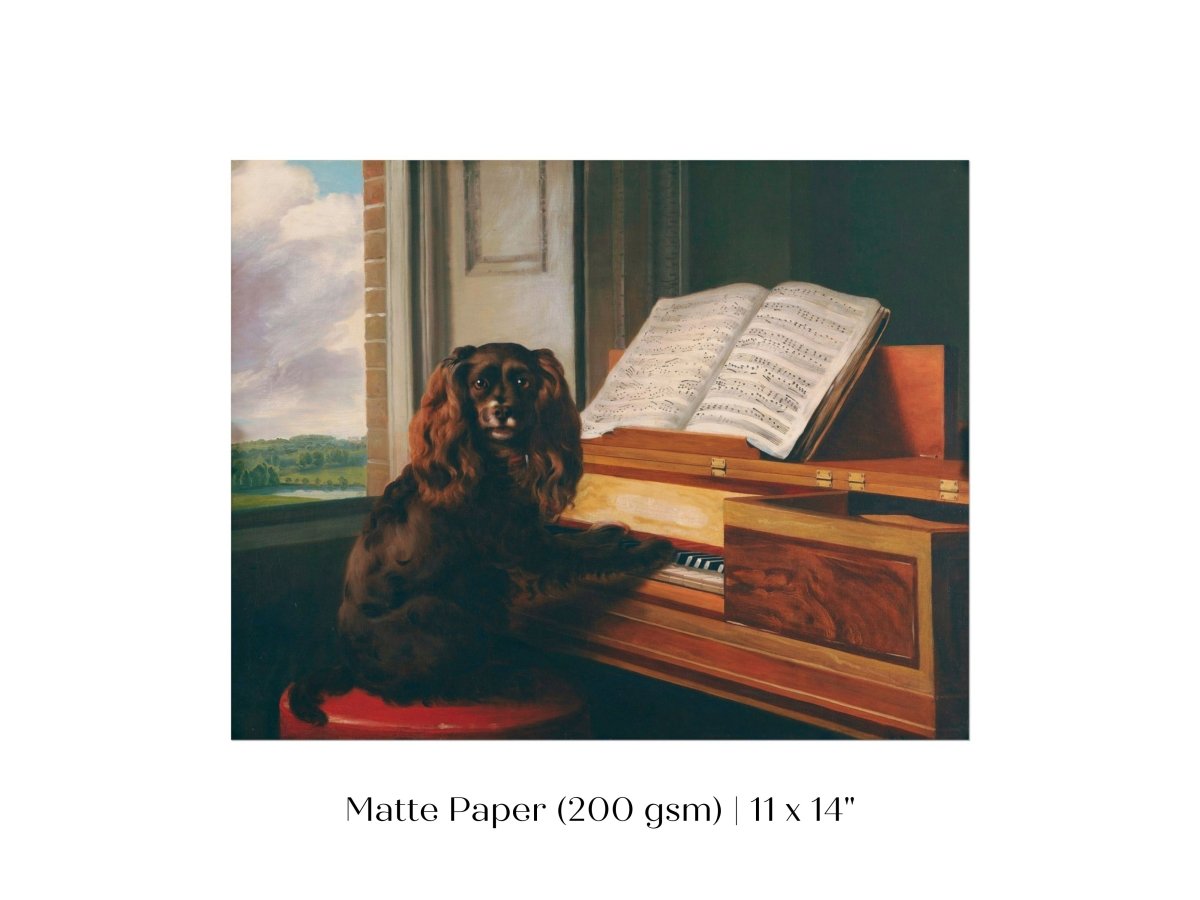 Musical Dog | P460 - Single Art Prints - Piccolo Fiore Prints