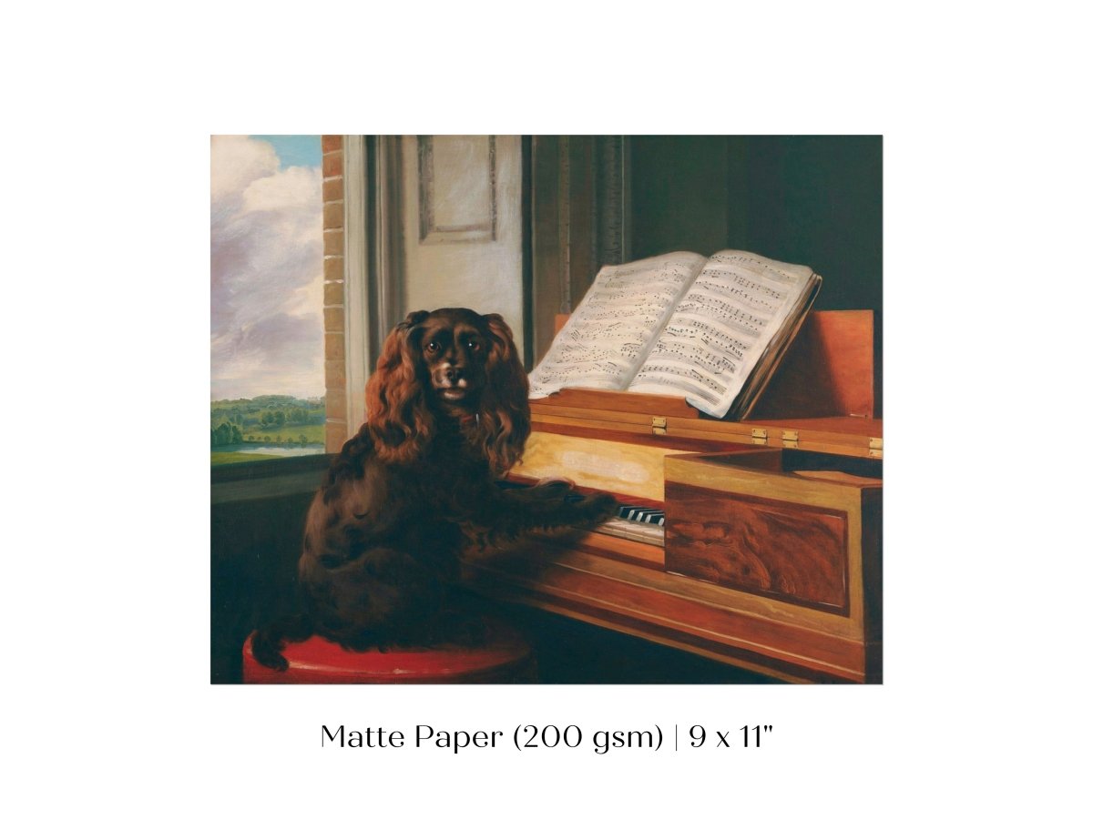 Musical Dog | P460 - Single Art Prints - Piccolo Fiore Prints