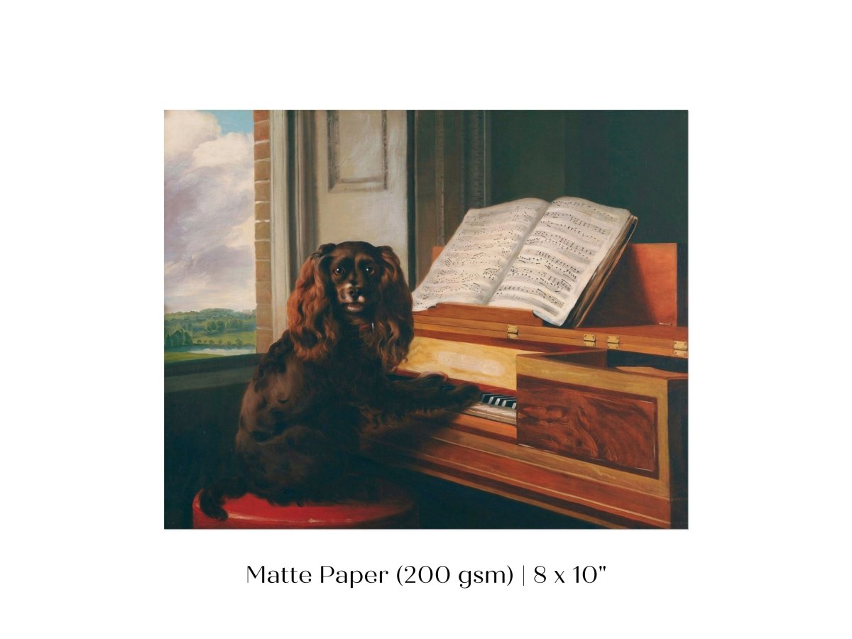 Musical Dog | P460 - Single Art Prints - Piccolo Fiore Prints