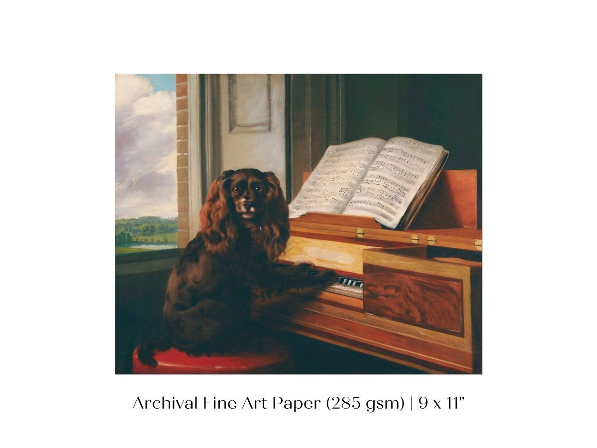 Musical Dog | P460 - Single Art Prints - Piccolo Fiore Prints