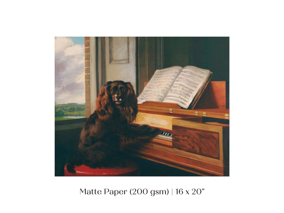 Musical Dog | P460 - Single Art Prints - Piccolo Fiore Prints