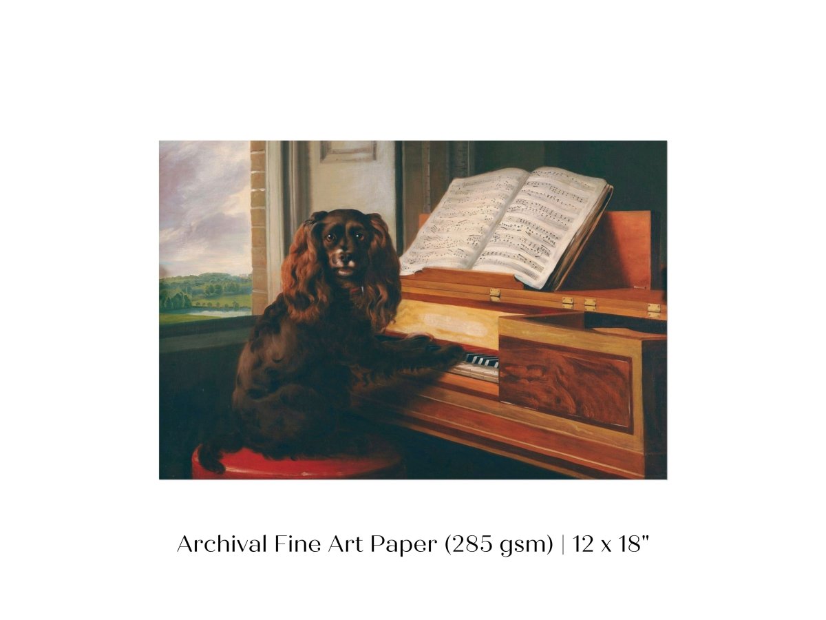 Musical Dog | P460 - Single Art Prints - Piccolo Fiore Prints