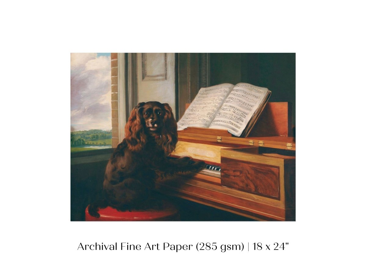 Musical Dog | P460 - Single Art Prints - Piccolo Fiore Prints