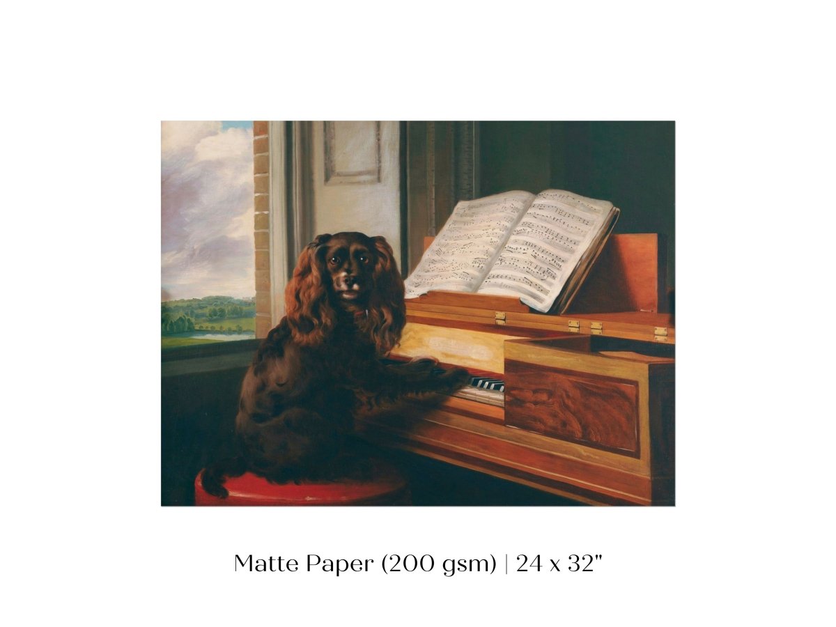 Musical Dog | P460 - Single Art Prints - Piccolo Fiore Prints