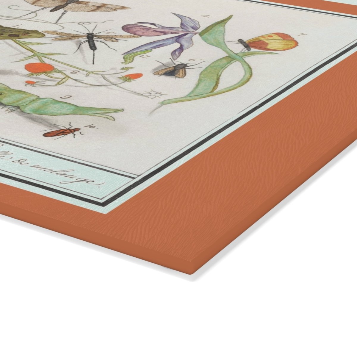 Natural History Ensemble No. 12 | Glass Chopping Board - Glass Chopping Board - Piccolo Fiore Prints