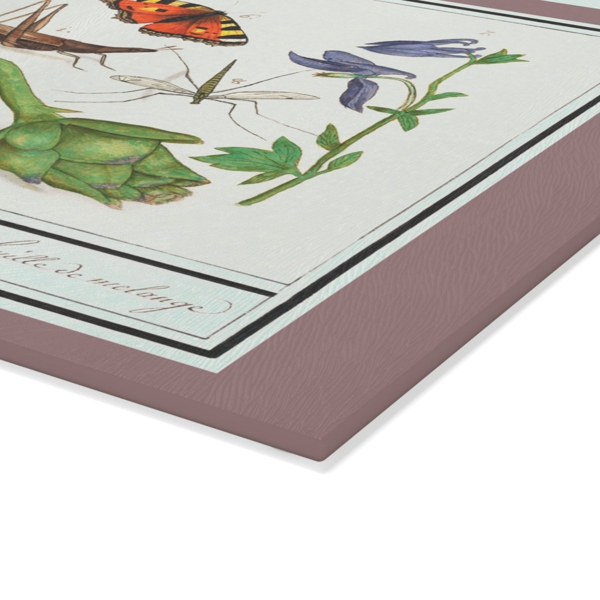 Natural History Ensemble No. 17 | Glass Chopping Board - Glass Chopping Board - Piccolo Fiore Prints