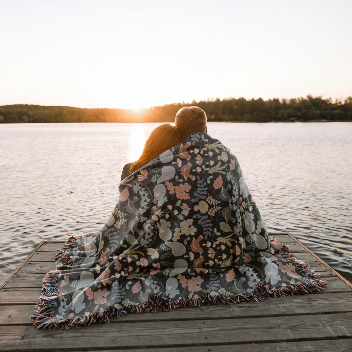 New Forest Inhabitants | Woven Blanket - Woven Blanket - Piccolo Fiore Prints