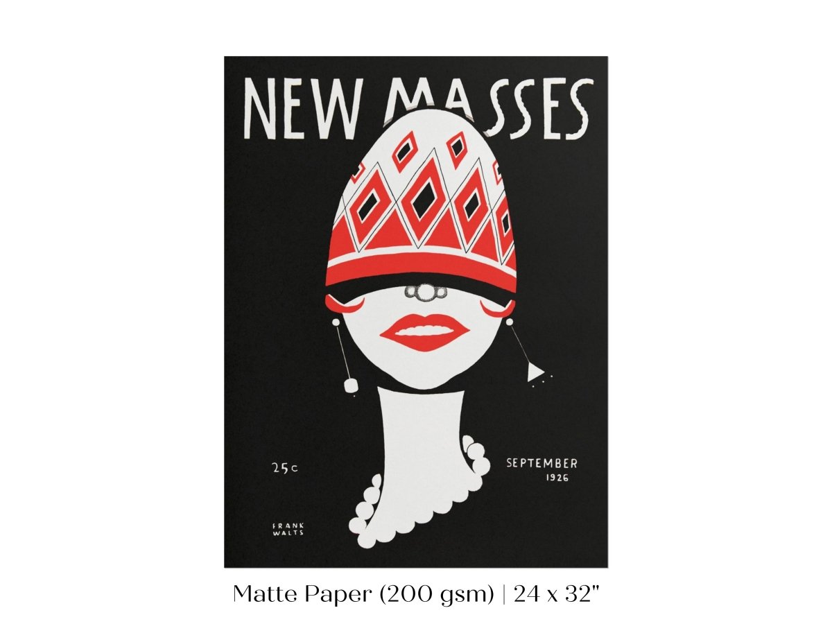 New Masses Magazine Cover | P694 - Single Art Prints - Piccolo Fiore Prints
