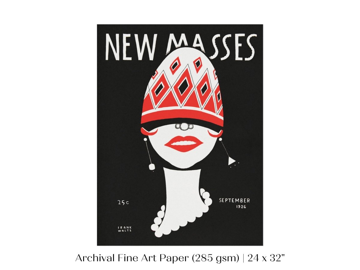 New Masses Magazine Cover | P694 - Single Art Prints - Piccolo Fiore Prints