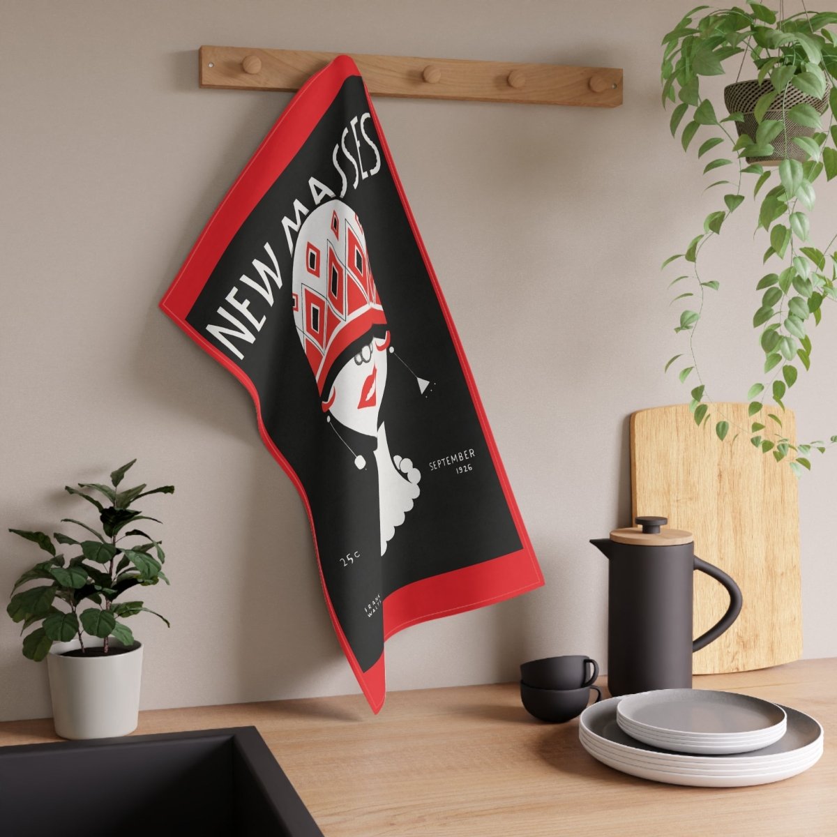 New Masses | Tea Towel - Tea Towel - Piccolo Fiore Prints