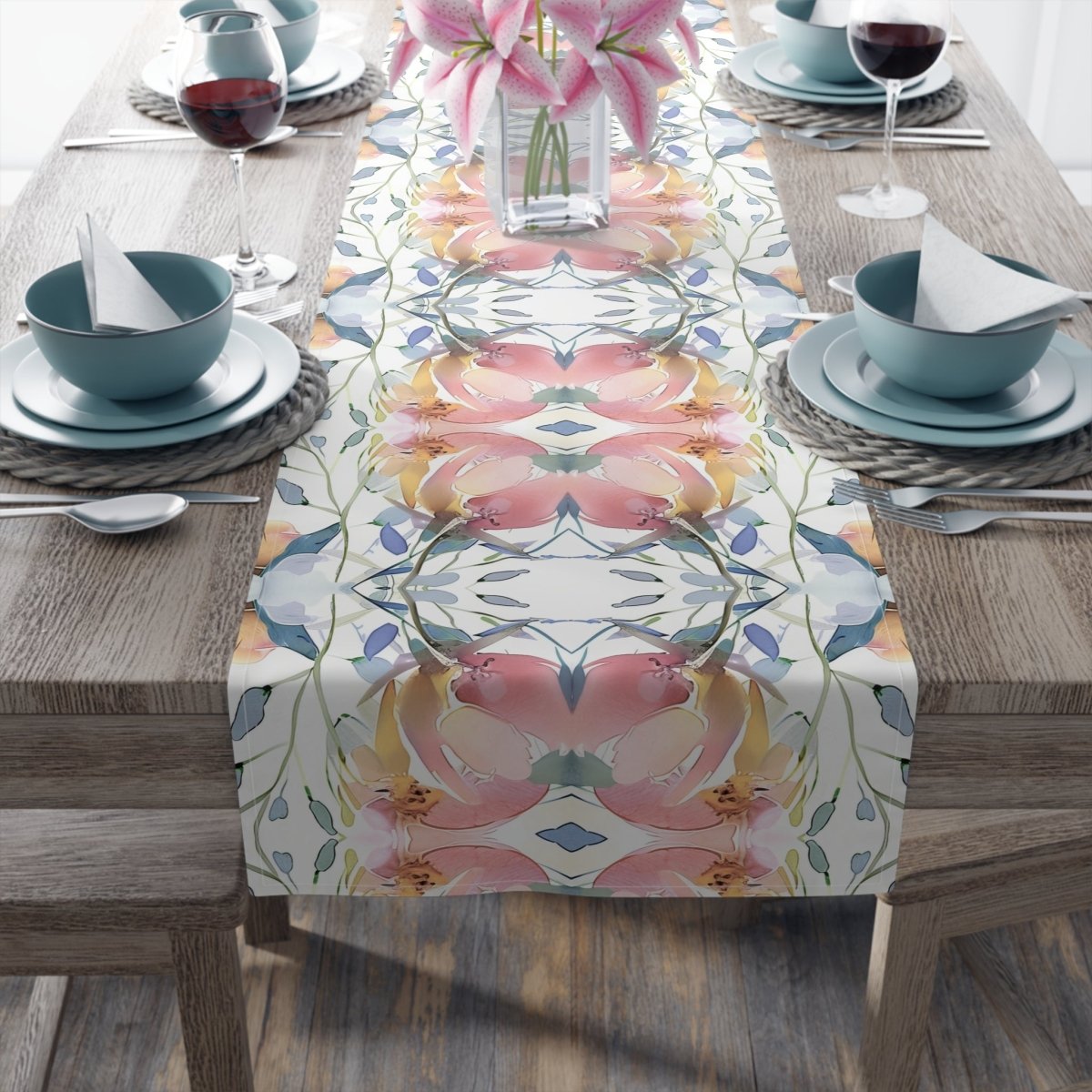 Nouveau Bloom | Table Runner - Table Runner - Piccolo Fiore Prints