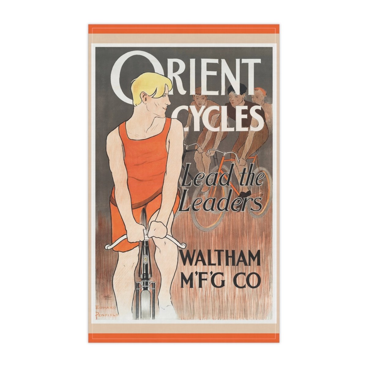 Orient Cycles | Tea Towel - Tea Towel - Piccolo Fiore Prints