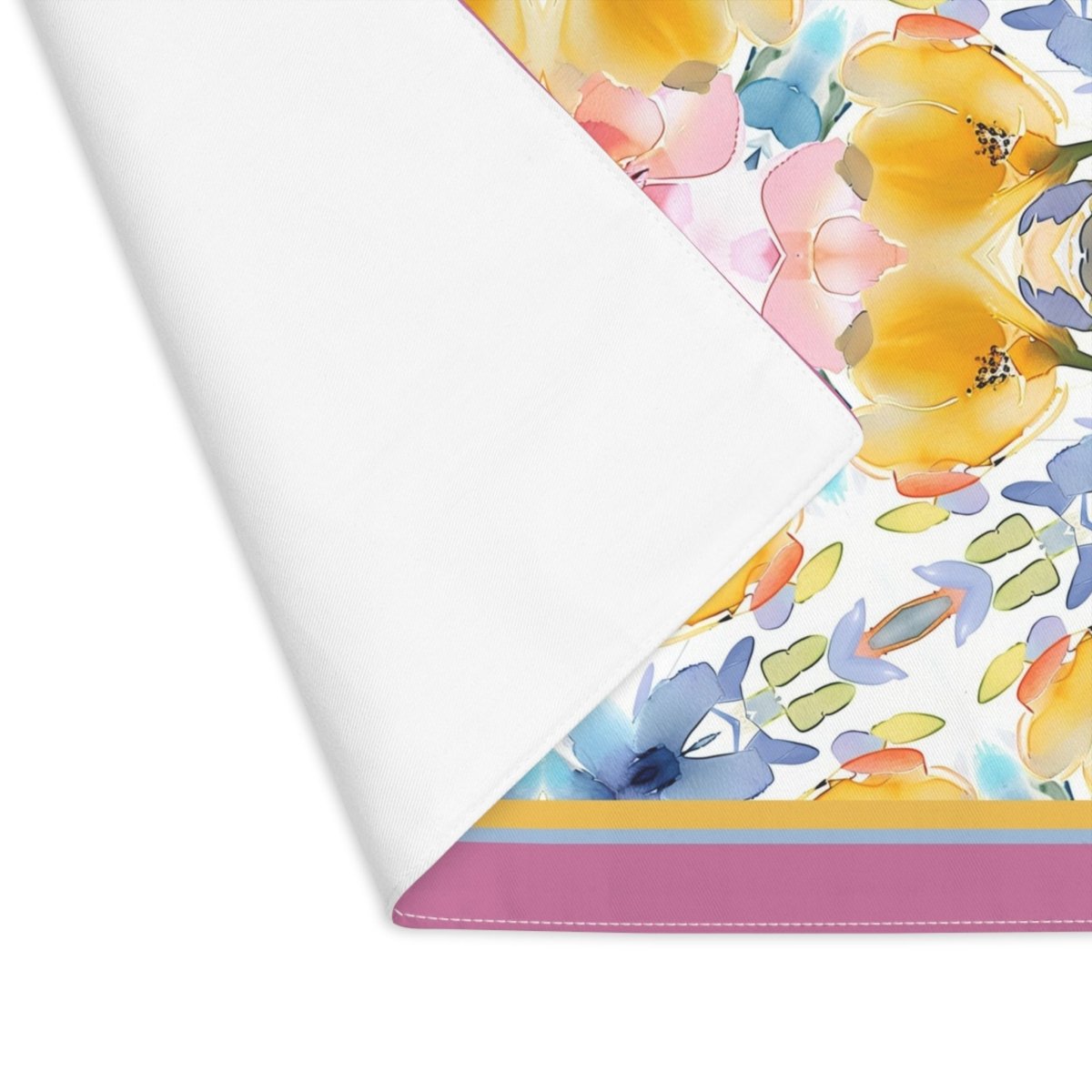 Oval Floral Bloom | Placemat - Cotton Twill Placemat - Piccolo Fiore Prints